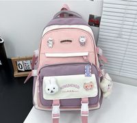 2023 New Early High School Student Schoolbag Man And Woman Cartoon Opening Season Travel Backpack Large Capacity Wholesale sku image 8