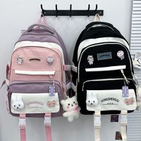 2023 New Early High School Student Schoolbag Man And Woman Cartoon Opening Season Travel Backpack Large Capacity Wholesale main image 1