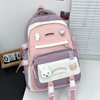 2023 New Early High School Student Schoolbag Man And Woman Cartoon Opening Season Travel Backpack Large Capacity Wholesale sku image 2