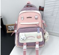 2023 New Early High School Student Schoolbag Man And Woman Cartoon Opening Season Travel Backpack Large Capacity Wholesale sku image 6