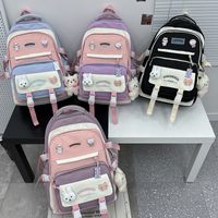 2023 New Early High School Student Schoolbag Man And Woman Cartoon Opening Season Travel Backpack Large Capacity Wholesale main image 2