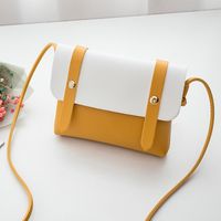 Women's All Seasons Pu Leather Solid Color Elegant Square Magnetic Buckle Square Bag sku image 1