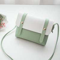 Women's All Seasons Pu Leather Solid Color Elegant Square Magnetic Buckle Square Bag sku image 2