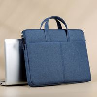 Unisex Business Solid Color Oxford Cloth Waterproof Anti-theft Briefcases main image 9