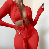 Women's Street British Style Solid Color Full Length Jumpsuits main image 6