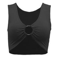 Women's Tank Top Tank Tops Hollow Out Fashion Solid Color main image 3