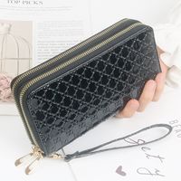 Women's Solid Color Pu Leather Zipper Wallets main image 6