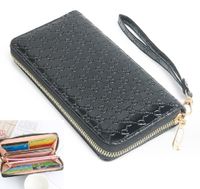 Women's Solid Color Pu Leather Zipper Wallets sku image 1