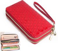 Women's Solid Color Pu Leather Zipper Wallets sku image 6