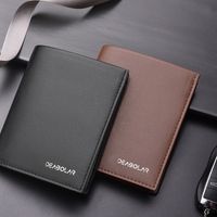 Men's Solid Color Pu Leather Open Wallets main image 4