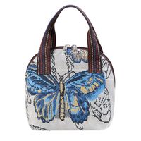 Women's Fashion Butterfly Cotton And Linen Shopping Bags main image 4