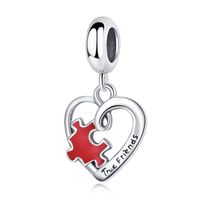 Simple Style Heart Shape Sterling Silver Polishing Jewelry Accessories sku image 4