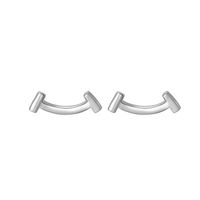 1 Pair Simple Style Geometric Sterling Silver Plating Ear Studs sku image 11