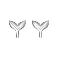 1 Pair Simple Style Geometric Sterling Silver Plating Ear Studs sku image 5