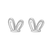 1 Pair Simple Style Geometric Sterling Silver Plating Ear Studs sku image 17