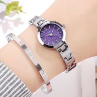 Simple Style Classic Style Solid Color Jewelry Buckle Quartz Women's Watches sku image 4