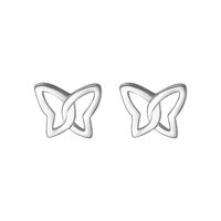 1 Pair Simple Style Geometric Sterling Silver Plating Ear Studs sku image 10