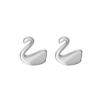 1 Pair Simple Style Geometric Sterling Silver Plating Ear Studs sku image 14