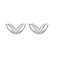 1 Pair Simple Style Geometric Sterling Silver Plating Ear Studs sku image 2