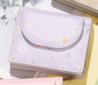 Women's Flower Pu Leather Side Zipper Wallets main image 7