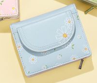 Women's Flower Pu Leather Side Zipper Wallets main image 5