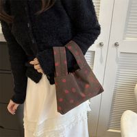 Women's Small Polyester Color Block Vintage Style Classic Style Square Open Shoulder Bag main image 5