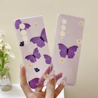 Elegant Basic Lady Flower Butterfly Silica Gel  Phone Cases main image 2
