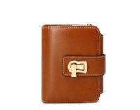 Unisex Solid Color Pu Leather Zipper Wallets sku image 6