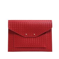 Women's Pu Leather Solid Color Classic Style Magnetic Buckle Envelope Bag main image 2