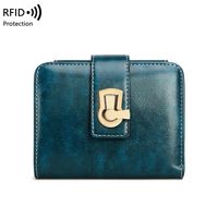Unisex Solid Color Pu Leather Zipper Wallets main image 4