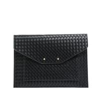 Women's Pu Leather Solid Color Classic Style Magnetic Buckle Envelope Bag sku image 2