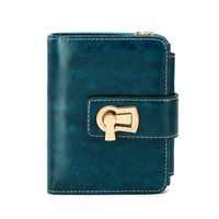 Unisex Solid Color Pu Leather Zipper Wallets main image 6