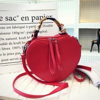 Women's Small Pu Leather Solid Color Streetwear Zipper Handbag sku image 1