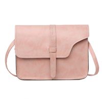 Women's Small Pu Leather Solid Color Vintage Style Square String Crossbody Bag main image 2
