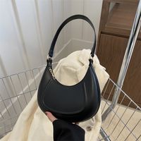 Women's Pu Leather Solid Color Elegant Zipper Shoulder Bag main image 6