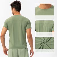 Solid Color T-shirt Men's Clothing main image 2