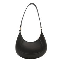 Women's Pu Leather Solid Color Elegant Zipper Shoulder Bag sku image 2