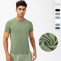 Solid Color T-shirt Men's Clothing main image 6