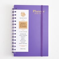 Planner Full English Cover Rollover Coil Notebook sku image 9