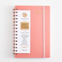 Planner Full English Cover Rollover Coil Notebook sku image 12