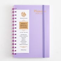 Planner Full English Cover Rollover Coil Notebook sku image 8