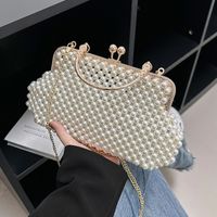 Arylic Solid Color Square Evening Bags main image 6