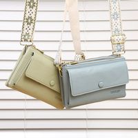 Women's All Seasons Pu Leather Solid Color Classic Style Square Zipper Phone Wallets main image 4