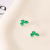 Wholesale Jewelry Elegant Sweet Leaves Flower Bow Knot Alloy Plating Drop Earrings sku image 50