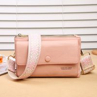 Women's All Seasons Pu Leather Solid Color Classic Style Square Zipper Phone Wallets sku image 2