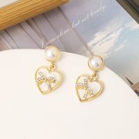 Wholesale Jewelry Elegant Sweet Leaves Flower Bow Knot Alloy Plating Drop Earrings sku image 38