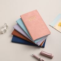 1 Piece Letter Class Learning Imitation Leather Wood-free Paper Business Notebook main image 2