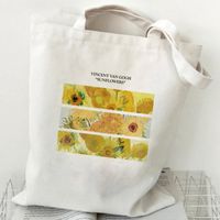 Women's Casual Oil Painting Landscape Shopping Bags sku image 12