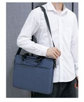 Unisex Solid Color Polyester Zipper Laptop Bag main image 3