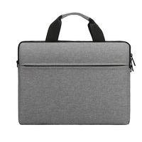 Unisex Solid Color Polyester Zipper Laptop Bag main image 1